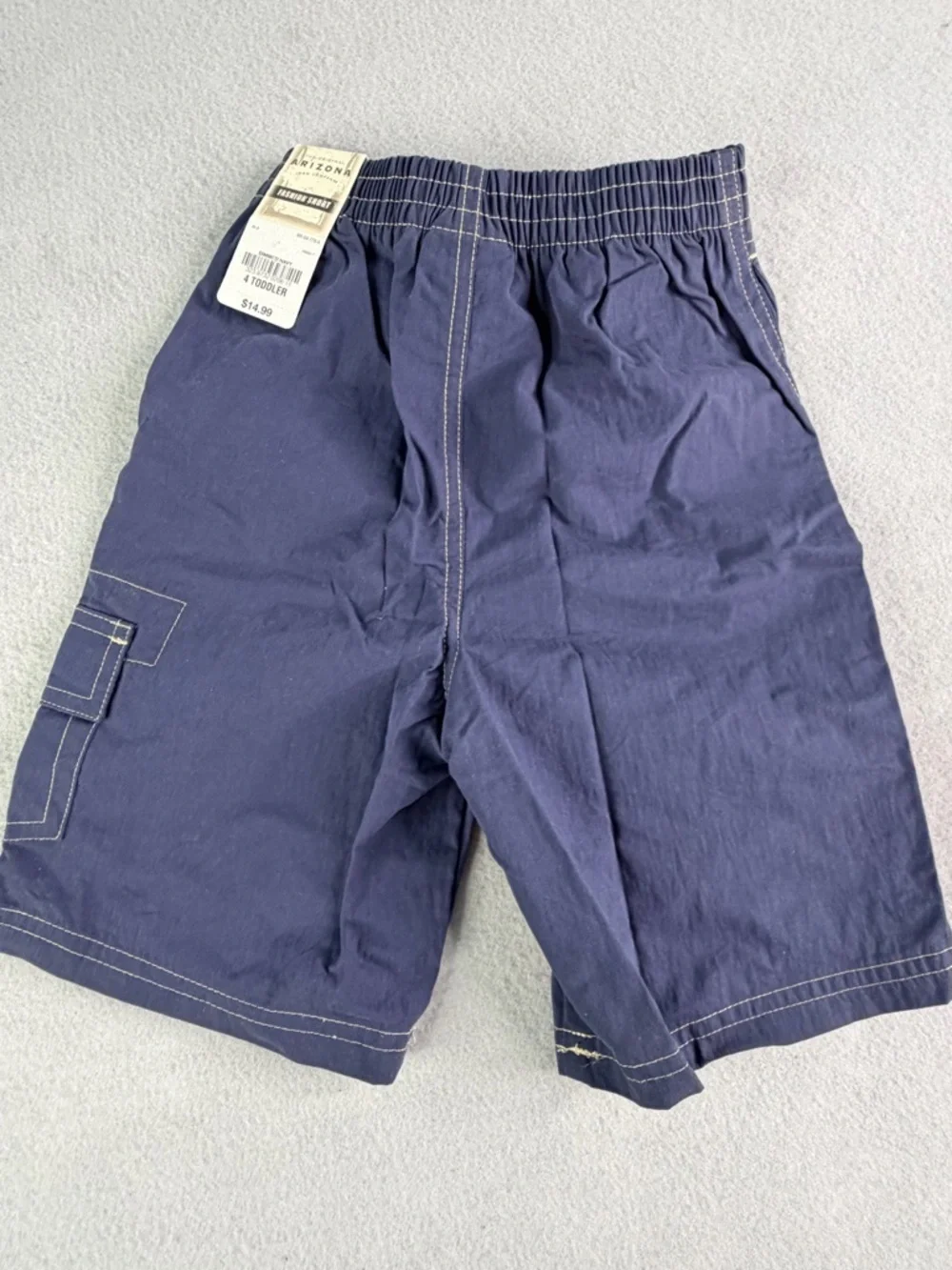 Arizona Shorts Size 4 Lot (2)  Blue Cargo Chino Running Outdoors Bottoms New